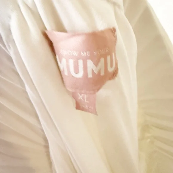 Show Me Your Mumu RSVP Skirt in White Celestial Sequins Allover Embellished XL - Picture 13 of 13